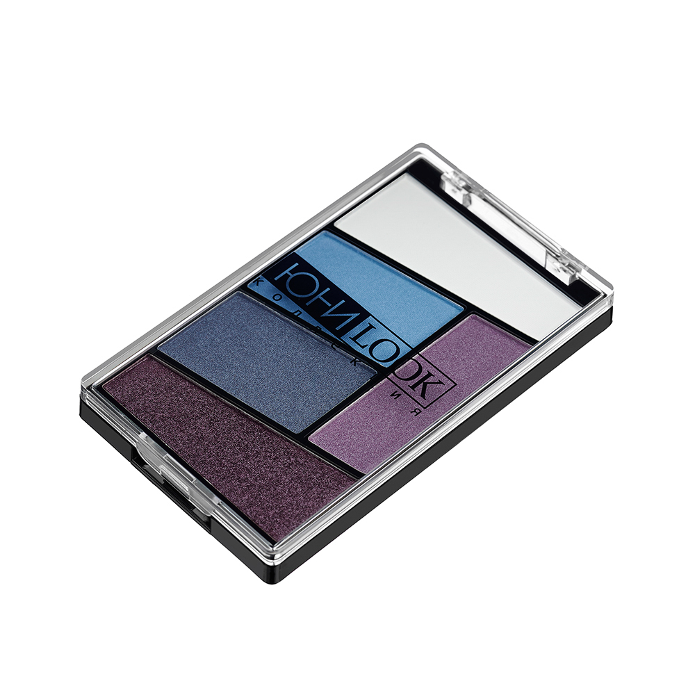 ЮНИLOOK Тени для век, 5-ти цветные 12г, Тон 03, арт.№ 330-097