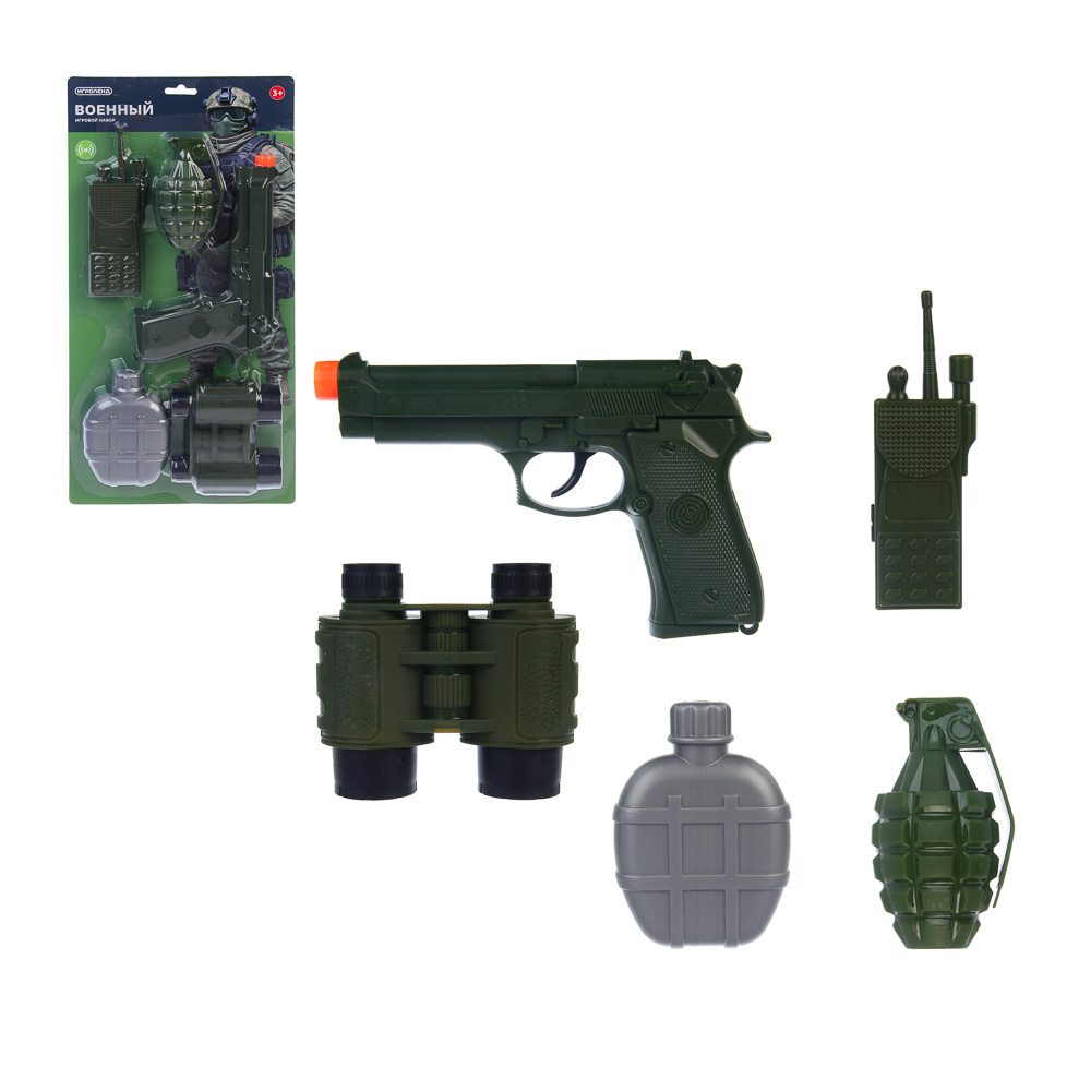 Набор игровой "Профессии мини", военный, ABS, тм ИГРОЛЕНД, арт.№ 276-189