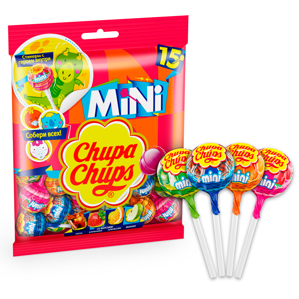 Карамель Chupa Chups Мини, 90 г, арт.№ 347-021