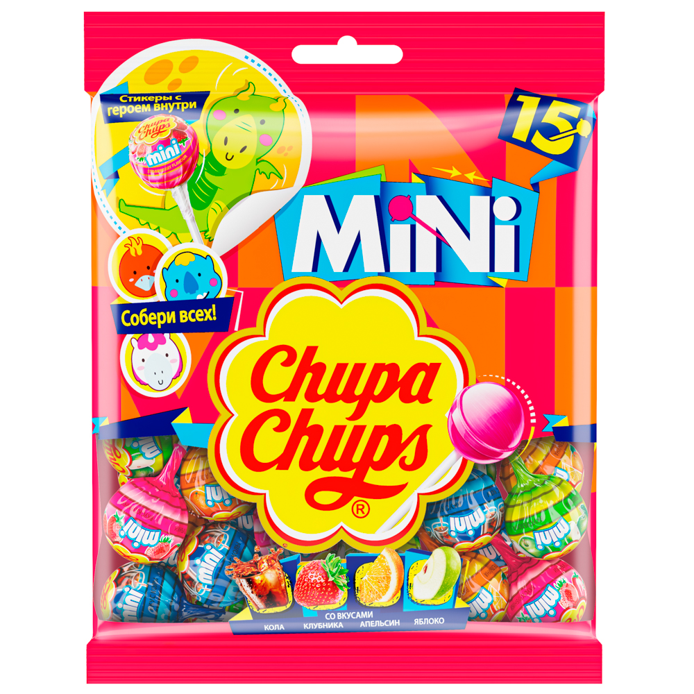 Карамель Chupa Chups Мини, 90 г, арт.№ 347-021