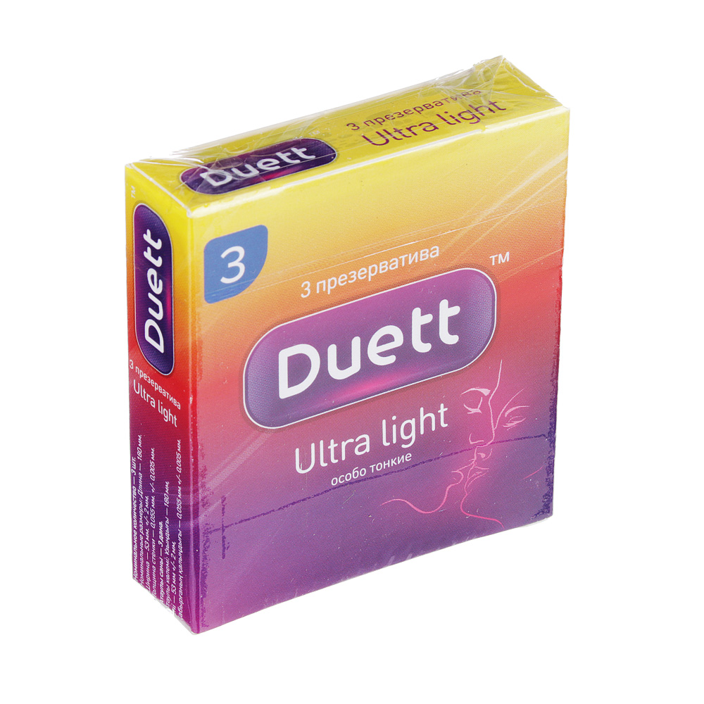 Презервативы DUETT ultra light №3, арт.№ 360-141