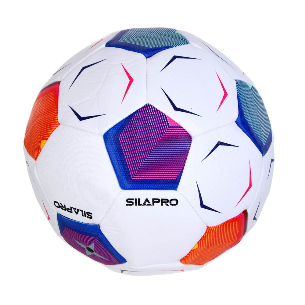 SILAPRO Мяч футбольный, 3сл., р.5 22см, PU 4.2мм, 420г (+-10%), арт.№ 133-033
