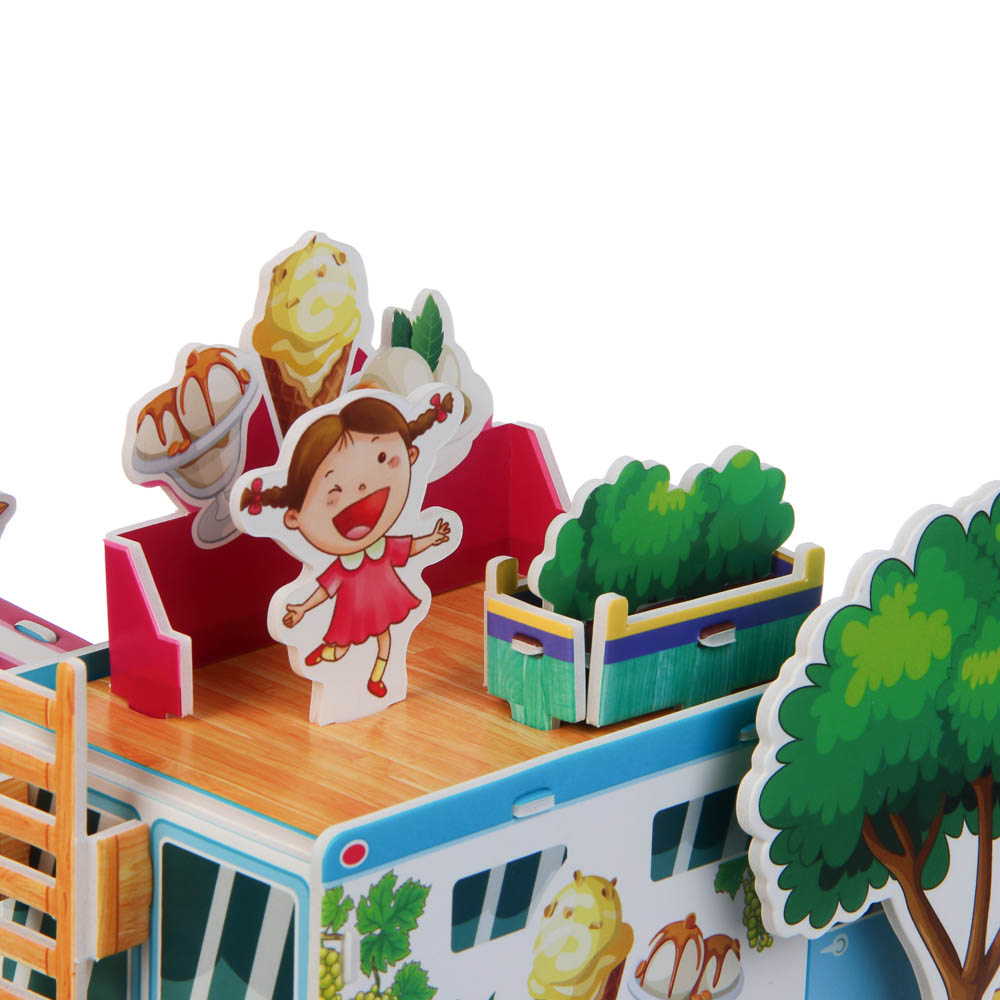 Набор для творчества 3D  "Мобильное кафе", PET, PP, PVA, EPS, полимер, арт.№ 287-500