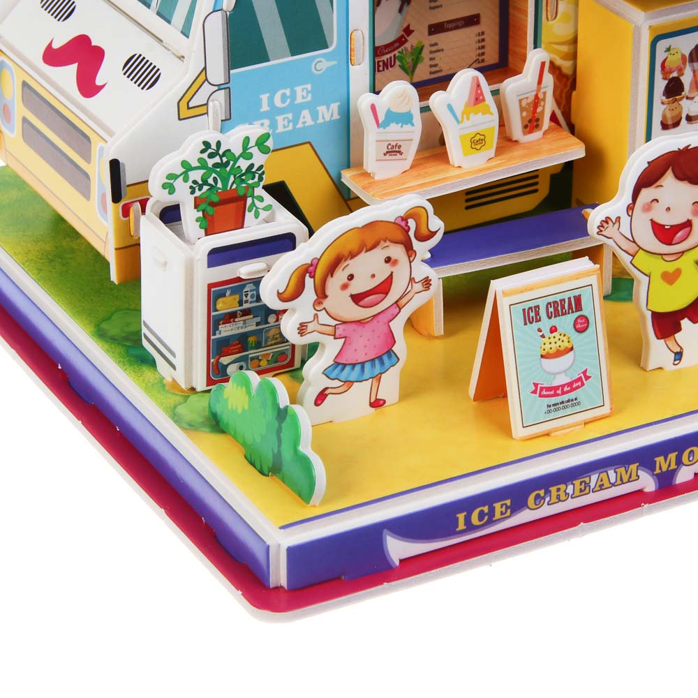 Набор для творчества 3D  "Мобильное кафе", PET, PP, PVA, EPS, полимер, арт.№ 287-500