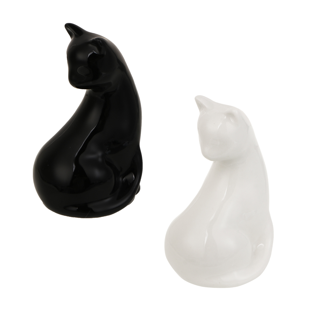 Набор фигурок декоративных тм LADECOR "Кошки", 10 см, 2 шт, керамика, арт.№ 509-934