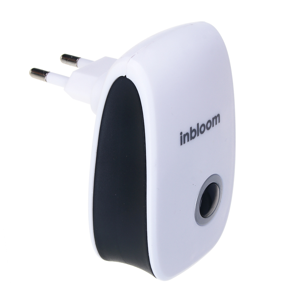 Отпугиватель ультразвуковой тм INBLOOM, 85х55х30мм, АС90-220V, 50Hz, 5W, 15-22м2, АБС, арт.№ 156-020