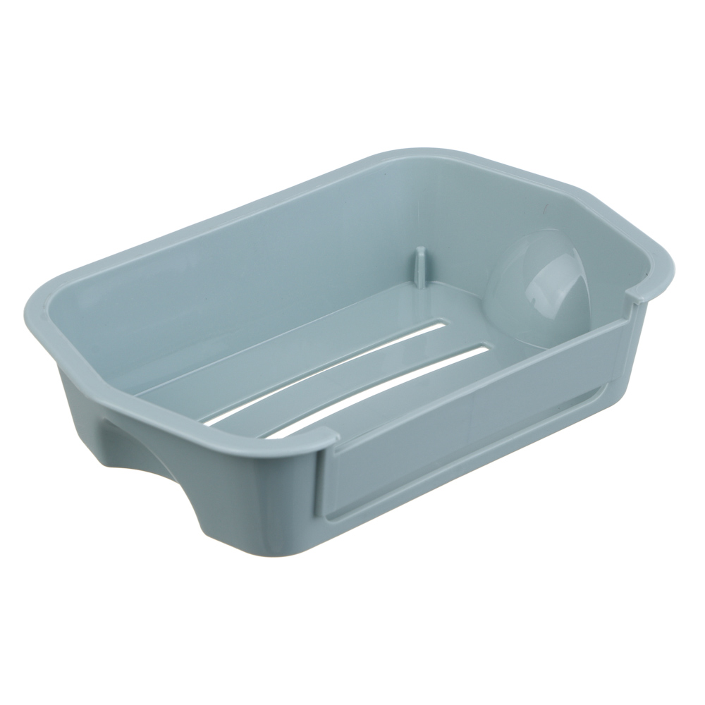 VETTA Classic Мыльница настенная, пластик, 15,5x10x3,5 см, оливковый, арт.№ 478-311