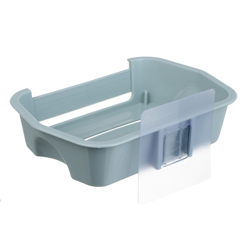 VETTA Classic Мыльница настенная, пластик, 15,5x10x3,5 см, оливковый, арт.№ 478-311