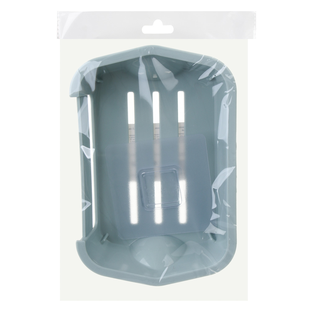 VETTA Classic Мыльница настенная, пластик, 15,5x10x3,5 см, оливковый, арт.№ 478-311