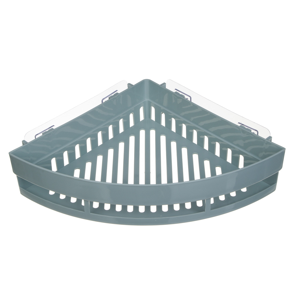VETTA Classic Полка настенная угловая (большая), пластик, 35x25x7 см, оливковый, арт.№ 478-313