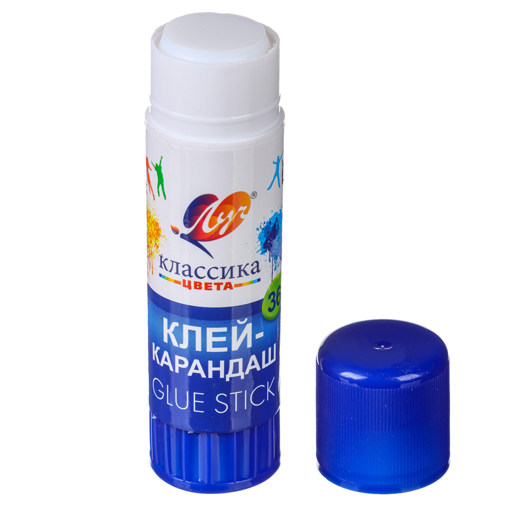 ЛУЧ Клей-карандаш "Классика", 36 грамм, на основе PVP, арт.№ 586-040