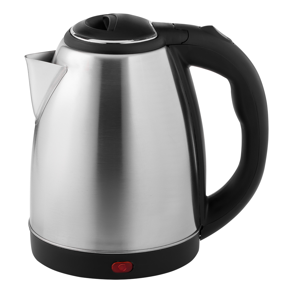 Чайник электрический 1,8л, 1500Вт, скрытый нагр.элемент, нерж.сталь, 220В, арт.№ 475-154