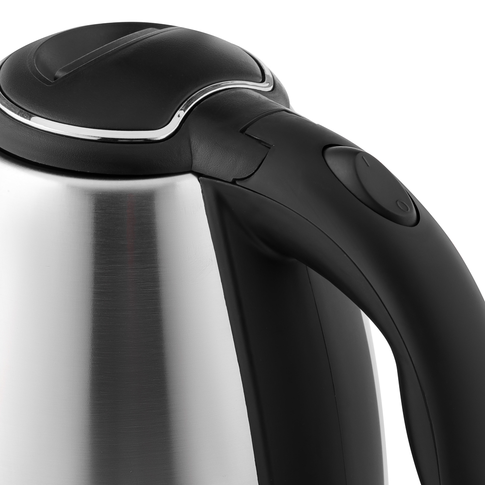 Чайник электрический 1,8л, 1500Вт, скрытый нагр.элемент, нерж.сталь, 220В, арт.№ 475-154