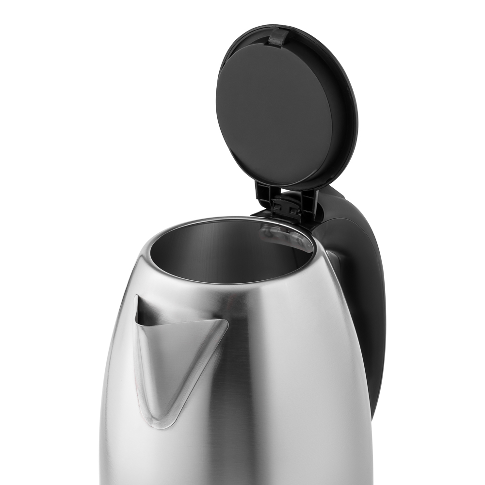 Чайник электрический 1,8л, 1500Вт, скрытый нагр.элемент, нерж.сталь, 220В, арт.№ 475-154