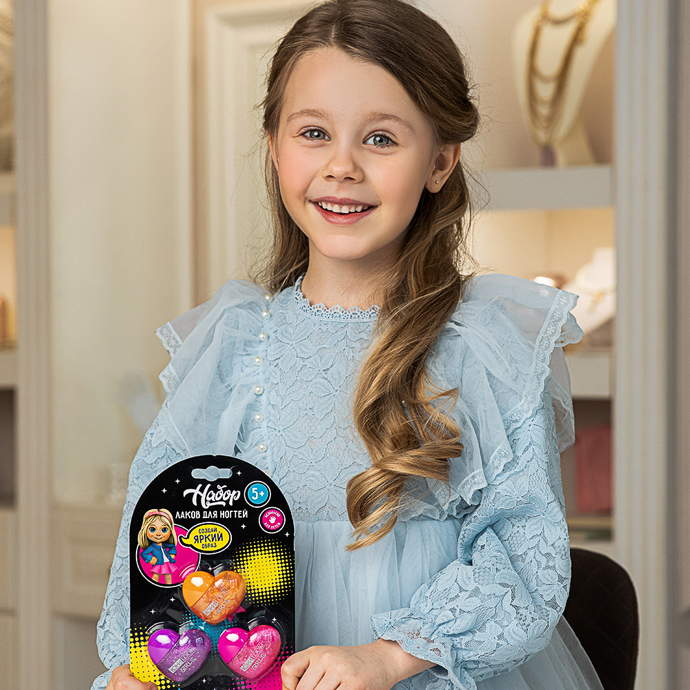 ЮНИLOOK Набор лаков для ногтей 3шт*8,8г, арт.№ 330-524