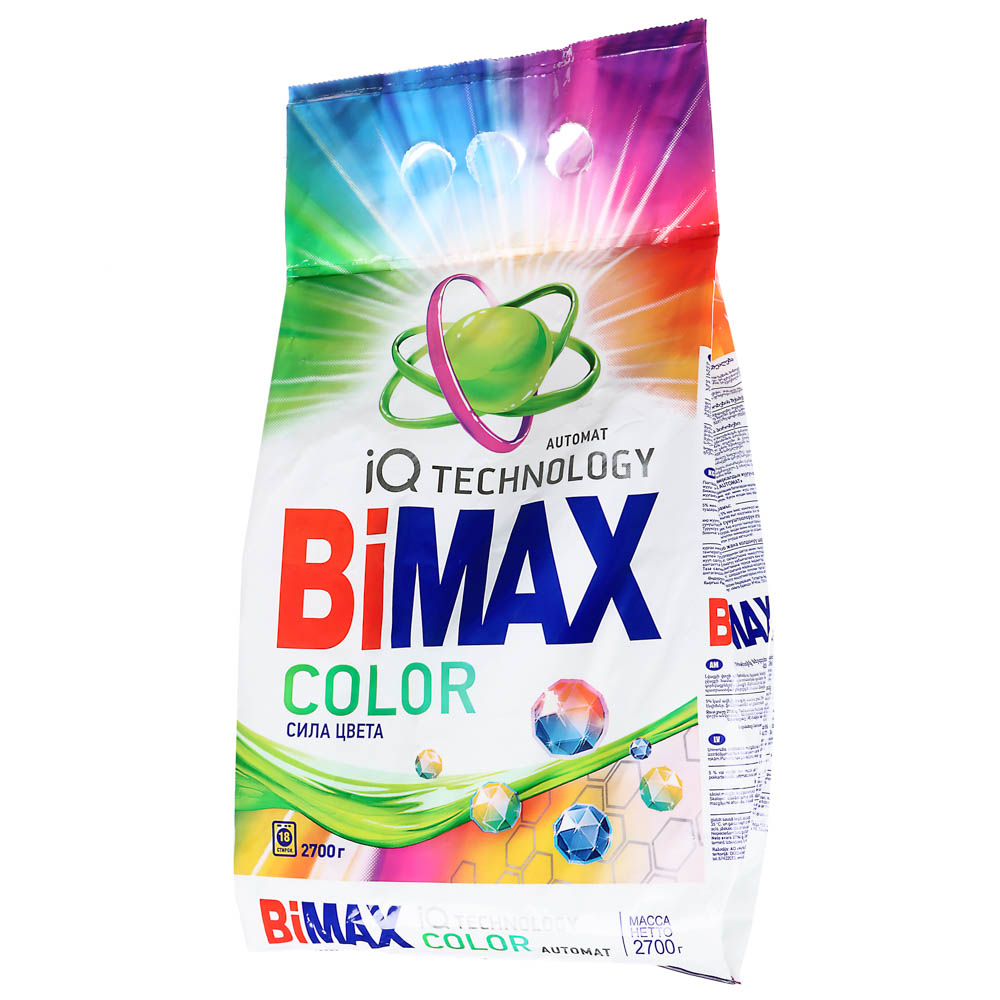 Стиральный порошок BIMAX Color Automat, п/э, 2,7 кг, арт.№ 958-009