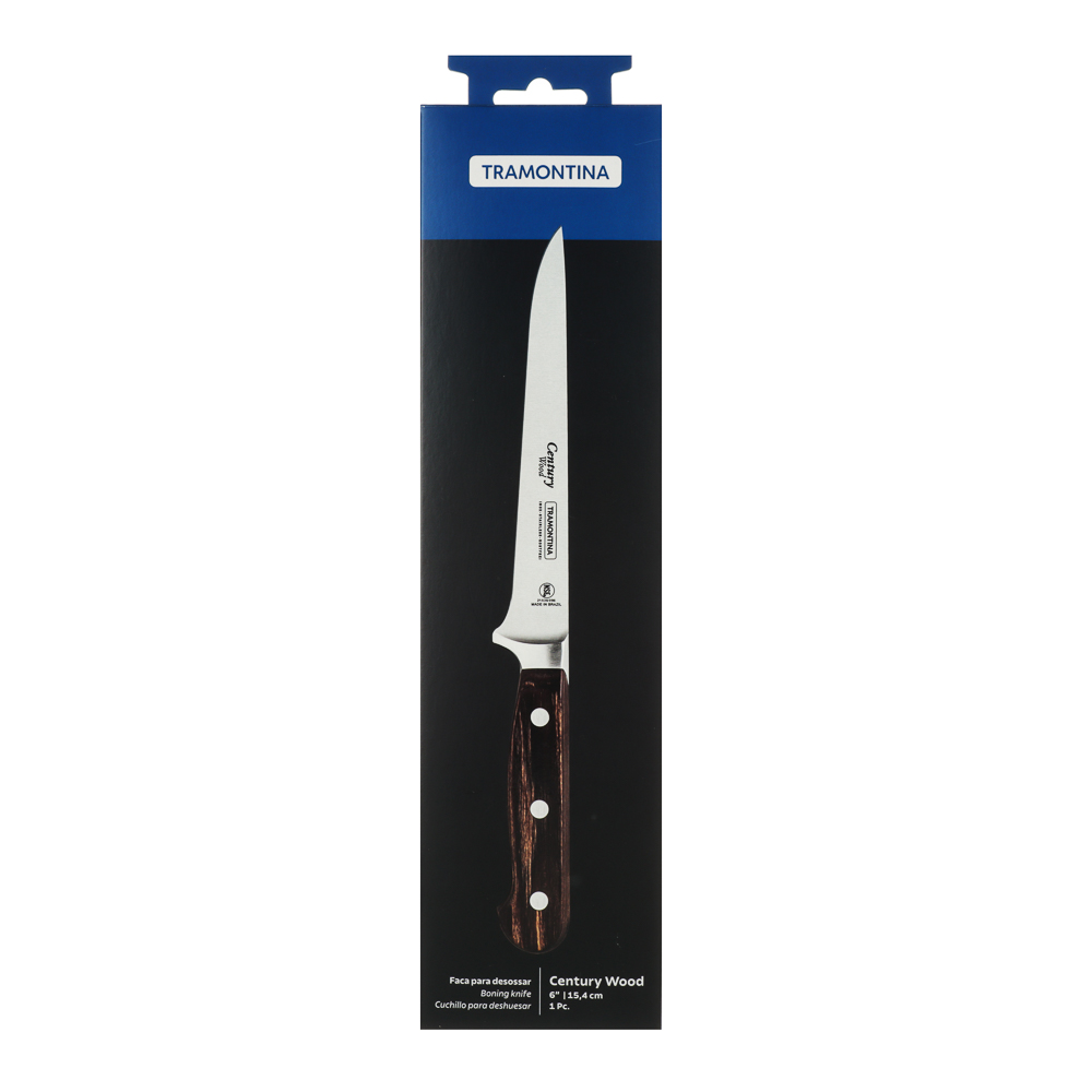 Tramontina Century Wood Нож для мяса обвалочный 15.1см, 21536/196, арт.№ 871-014