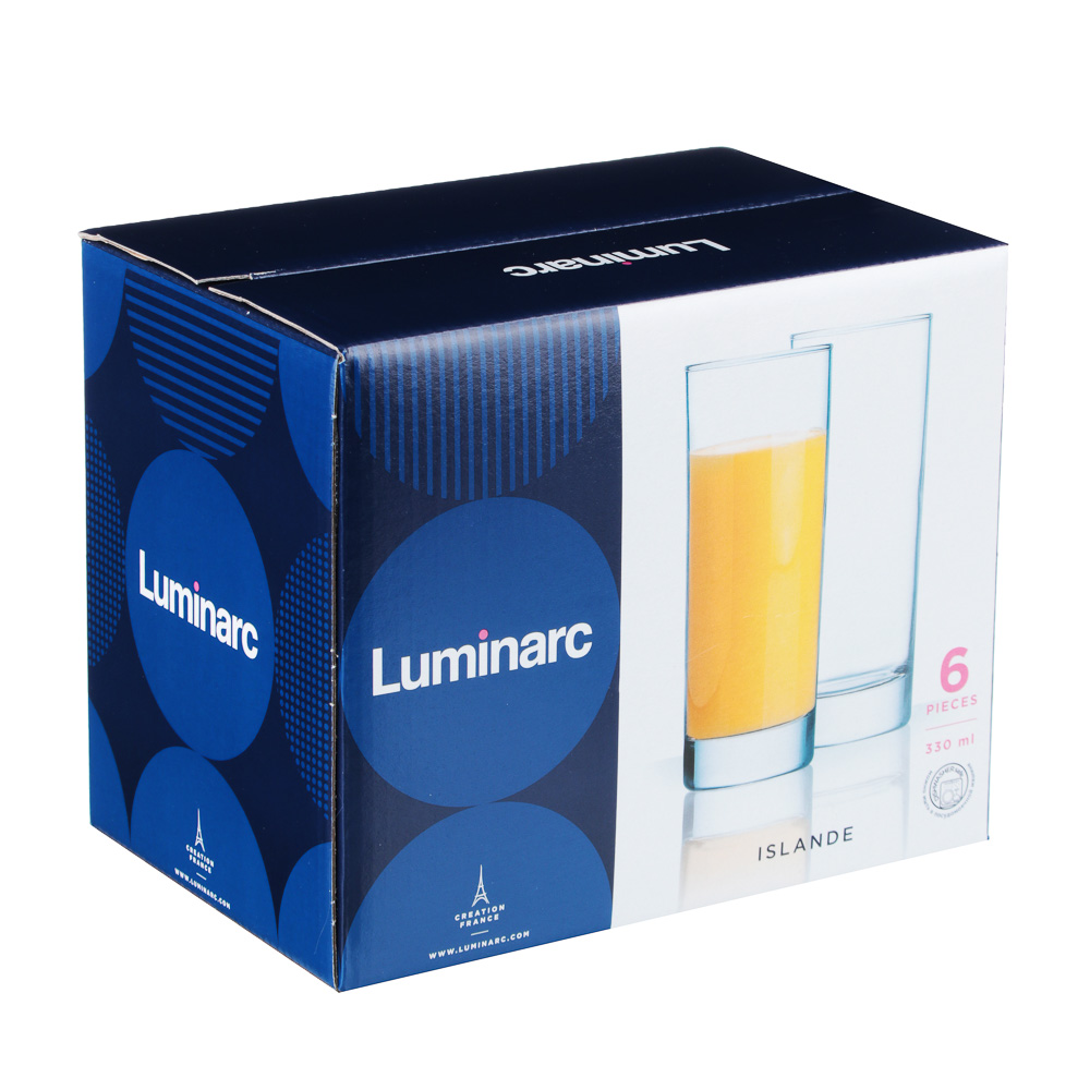 LUMINARC Набор стаканов 6шт 330мл Исланд, арт.№ 878-448