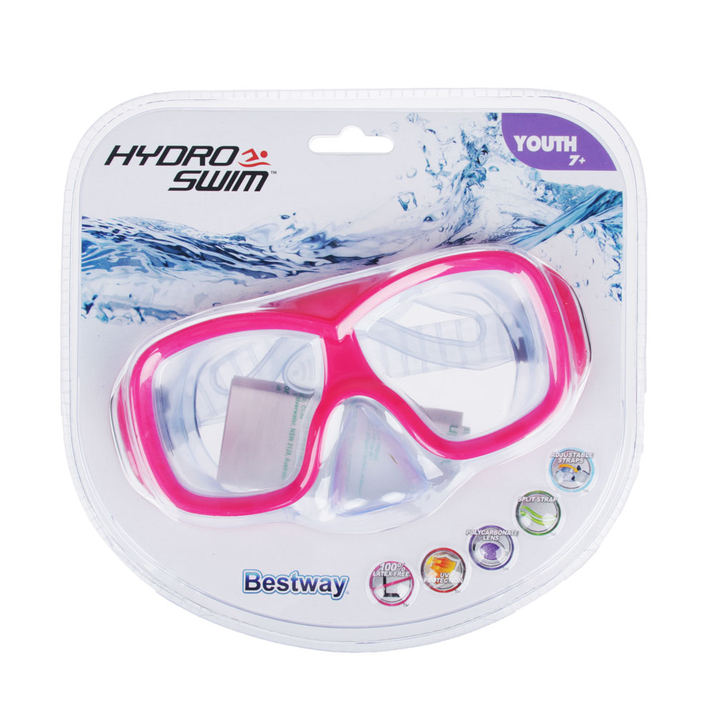 BESTWAY Маска EXPLORA ESSENTIAL, (поликарбонат, полипропилен, ПВХ), от 7 лет, 22039, арт.№ 035-004