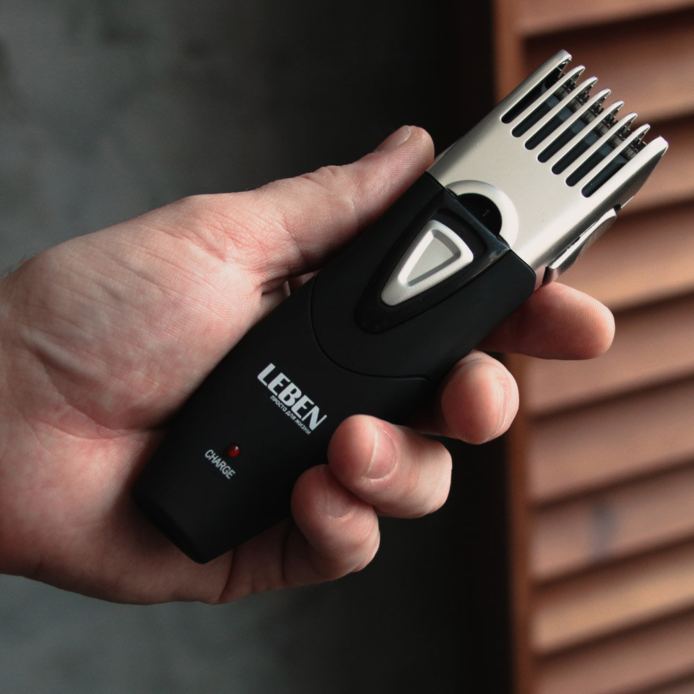 LEBEN Машинка для стрижки волос, 3 Вт, регулируемая насадка, 5 уровней IW-8200, арт.№ 489-043