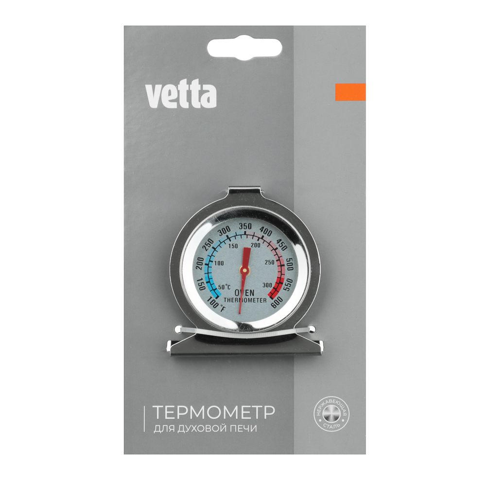 VETTA Термометр для духовой печи, нерж.сталь, KU-001, арт.№ 884-203