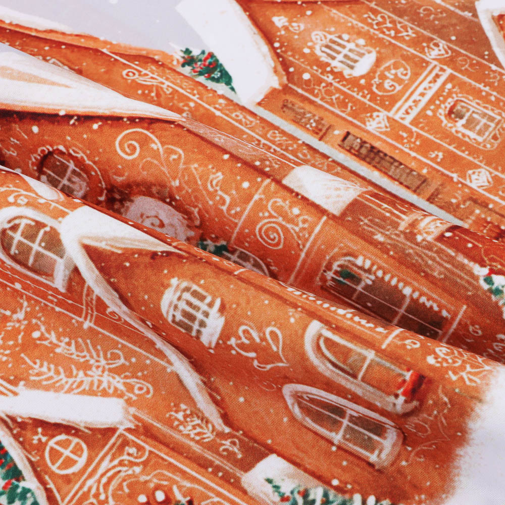 Скатерть текстильная тм PROVANCE Пряня, 140х180см, 80г/м, 100% полиэстер, 2 дизайна, арт.№ 492-312