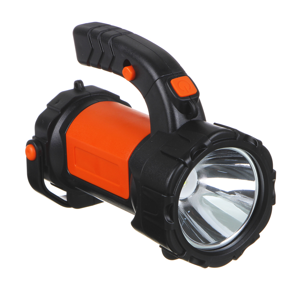 Фонарь прожектор тм ЕРМАК, 1LED+1COB, аккумулятор 2400мАч, USB, 91х137х175 мм, пластик, красный свет, арт.№ 223-005