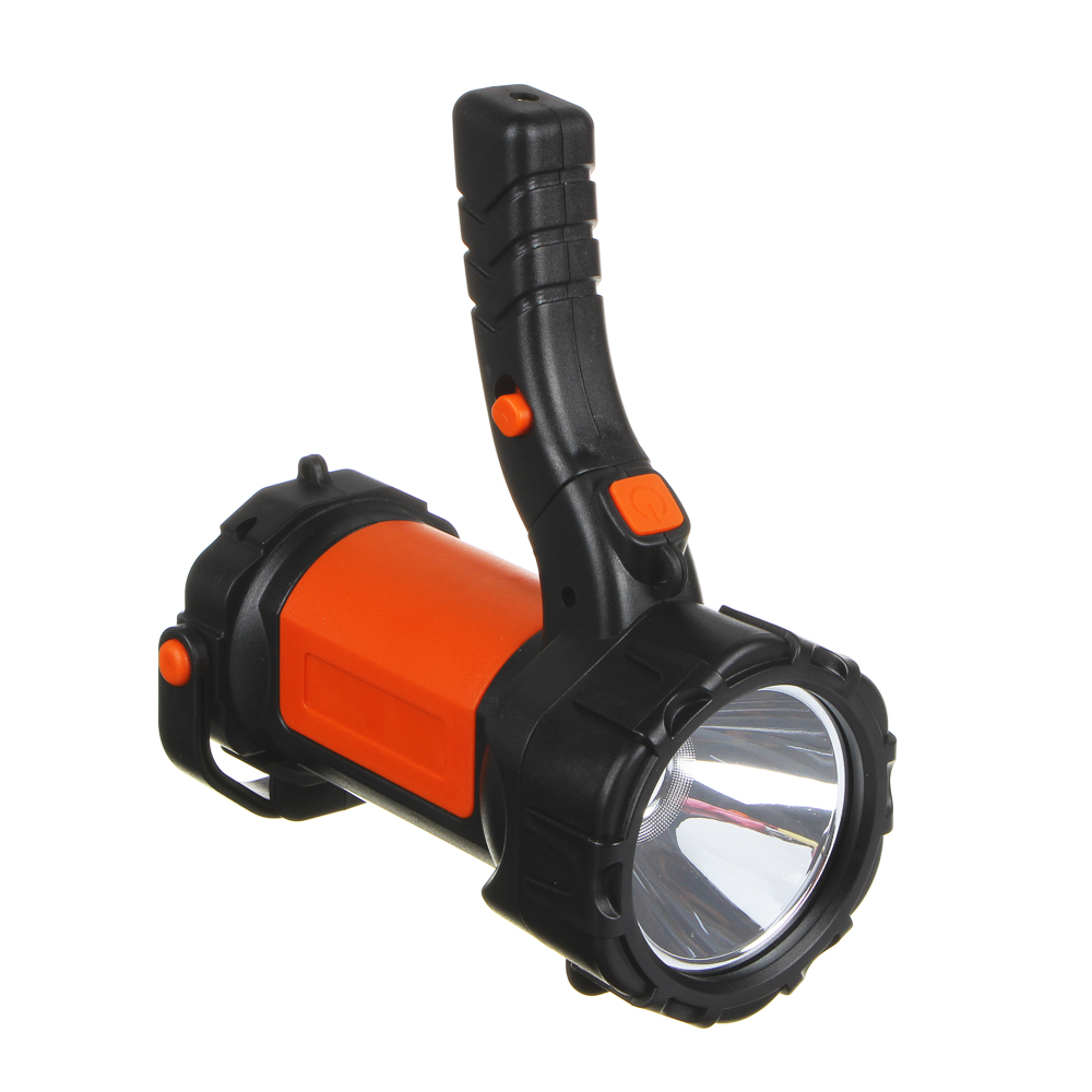 Фонарь прожектор тм ЕРМАК, 1LED+1COB, аккумулятор 2400мАч, USB, 91х137х175 мм, пластик, красный свет, арт.№ 223-005