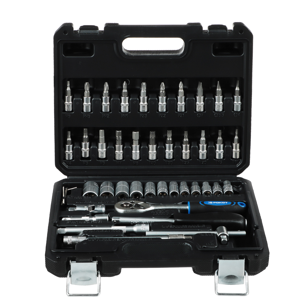 РОКОТ Набор автомобильных инструментов, 46 предметов, арт.№ 736-125