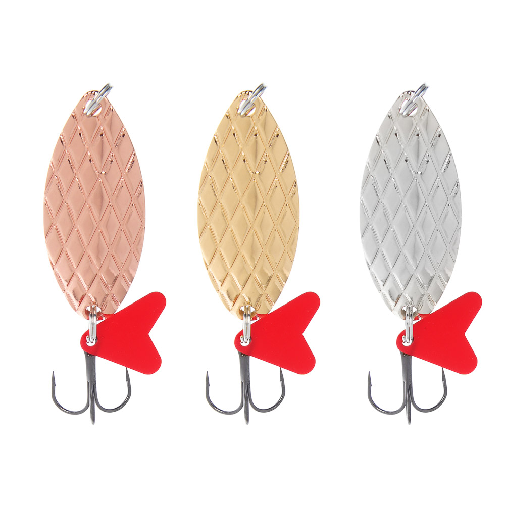 Блесна колеблющаяся "Кристалл" тм AZOR FISHING, 18гр, 3 цвета, арт.№ 145-106
