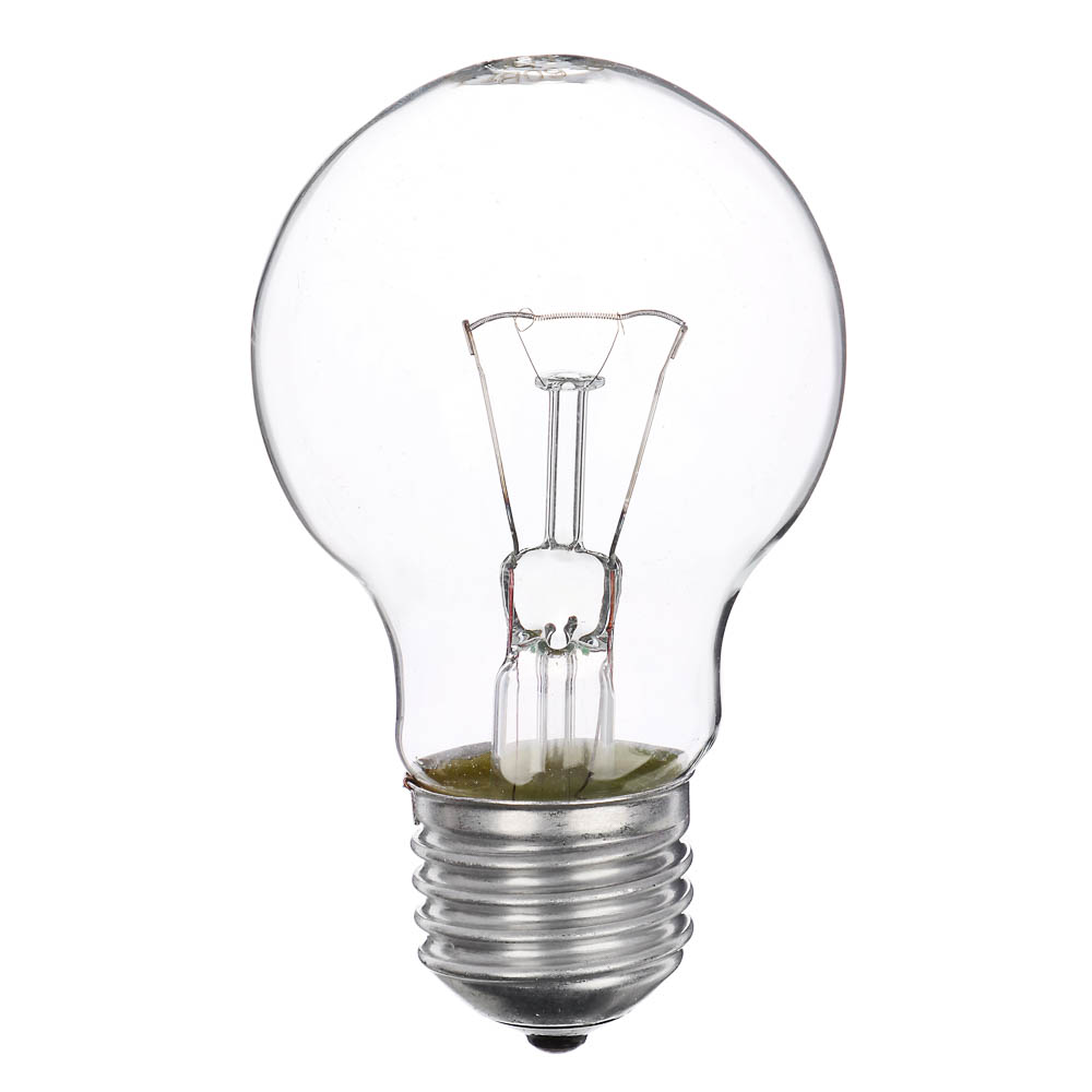 Лампа накаливания с прозрачной колбой Camelion, 60/A/CL/E27/G, ЛОН, ГОФРА, Б230-60-6, арт.№ 913-001
