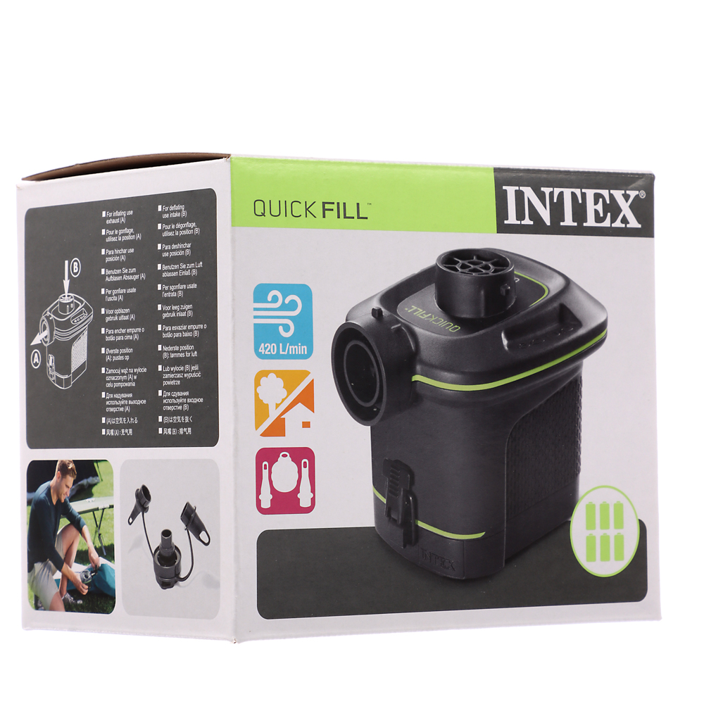 INTEX Электронасос на батарейках, 6 x типС, 66638, арт.№ 045-005