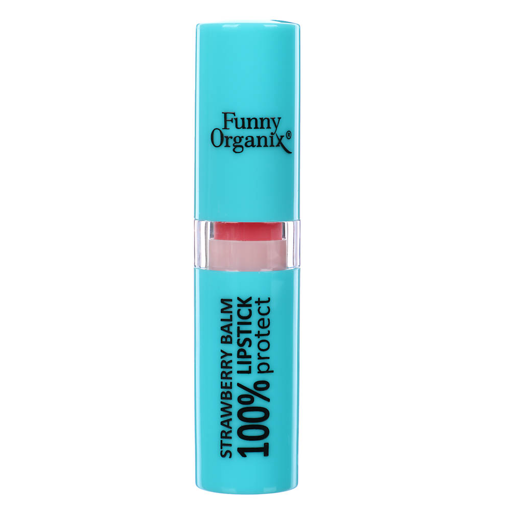 Бальзам для губ Funny Organix PROTECT клубника, 3,5 г, арт.№ 977-195
