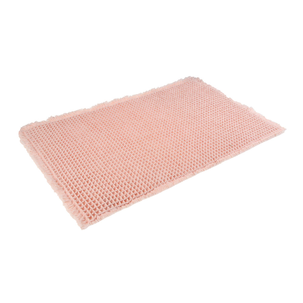 Коврик для ванной комнаты тм VETTA Бургунди, полиэстер 1000г/м2, 50x80см, 2 цвета, арт.№ 462-859