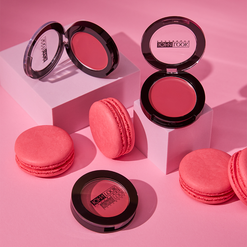 ЮНИLOOK Румяна кремовые, 3,2 гр, тон 01, розовый, арт.№ 330-016