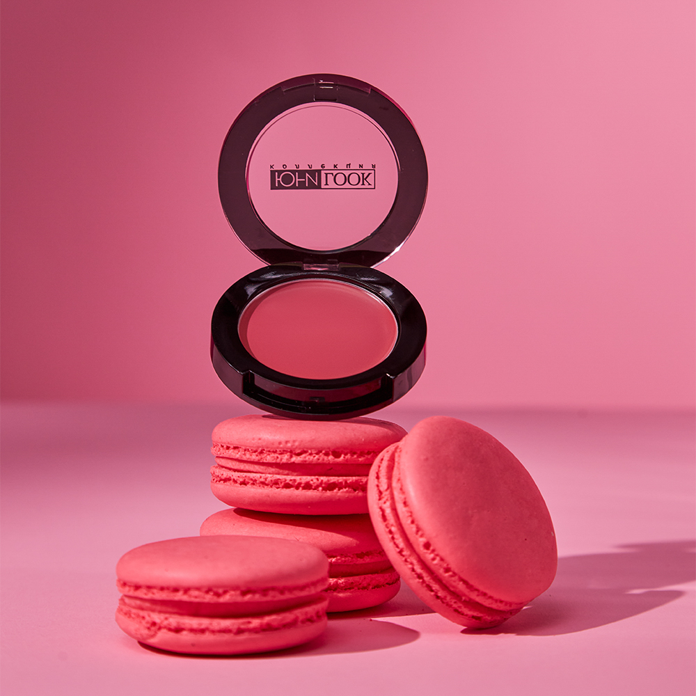 ЮНИLOOK Румяна кремовые, 3,2 гр, тон 01, розовый, арт.№ 330-016