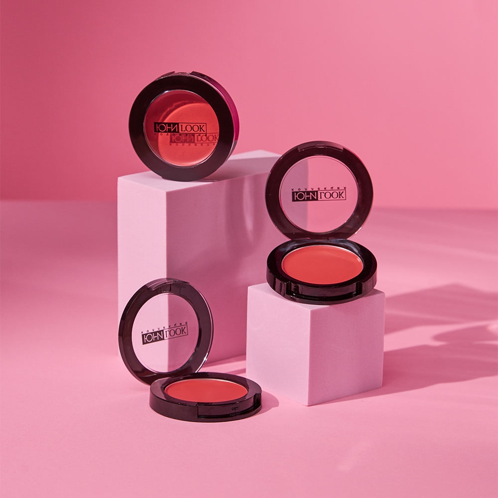 ЮНИLOOK Румяна кремовые, 3,2 гр, тон 02, персиковый, арт.№ 330-017