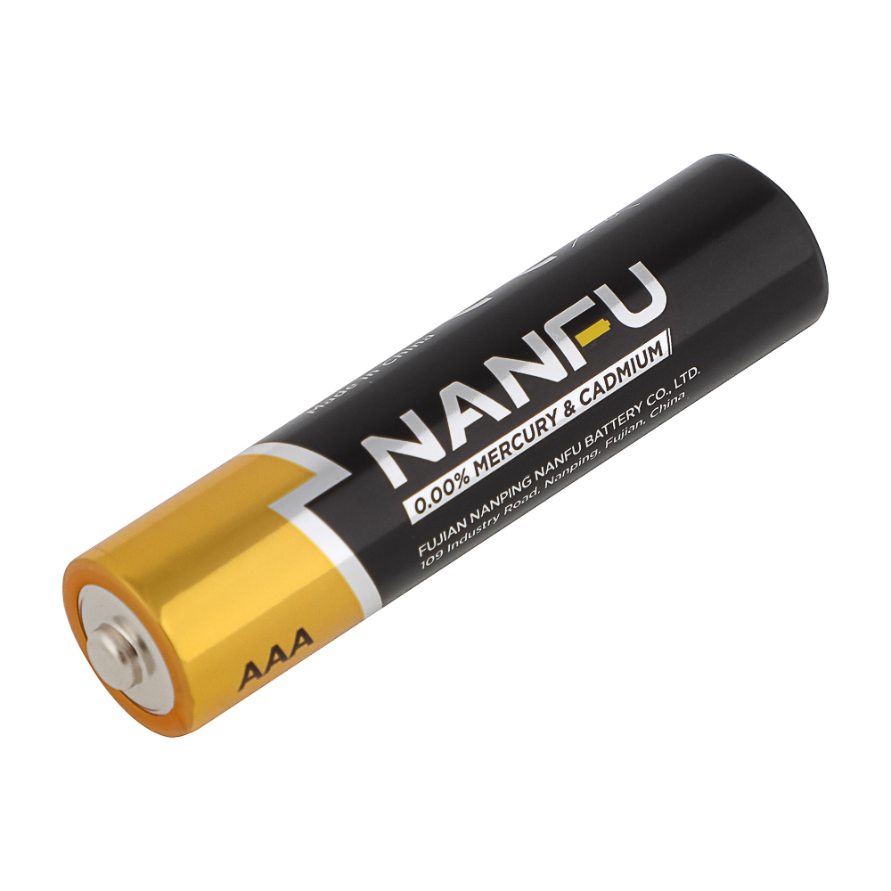 Батарейки AAA Nanfu (LR03) 4шт в блистере, щелочные 1.5В, высокой ёмкости, арт.№ 917-137