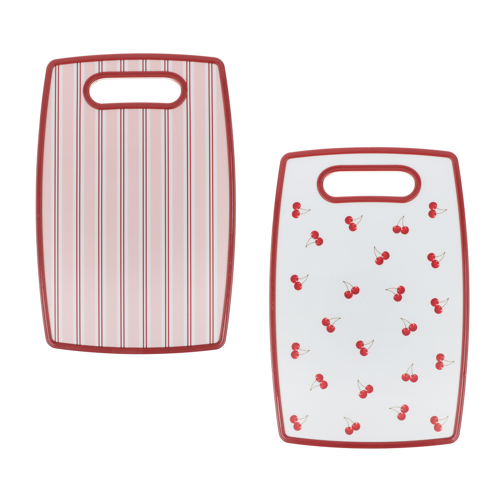 Доска разделочная тм Vetta Черри, 20x30x1,2см, полипропилен, 2 дизайна, арт.№ 852-165