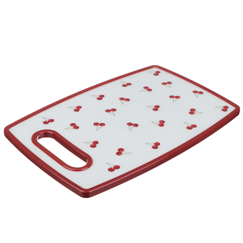 Доска разделочная тм Vetta Черри, 20x30x1,2см, полипропилен, 2 дизайна, арт.№ 852-165