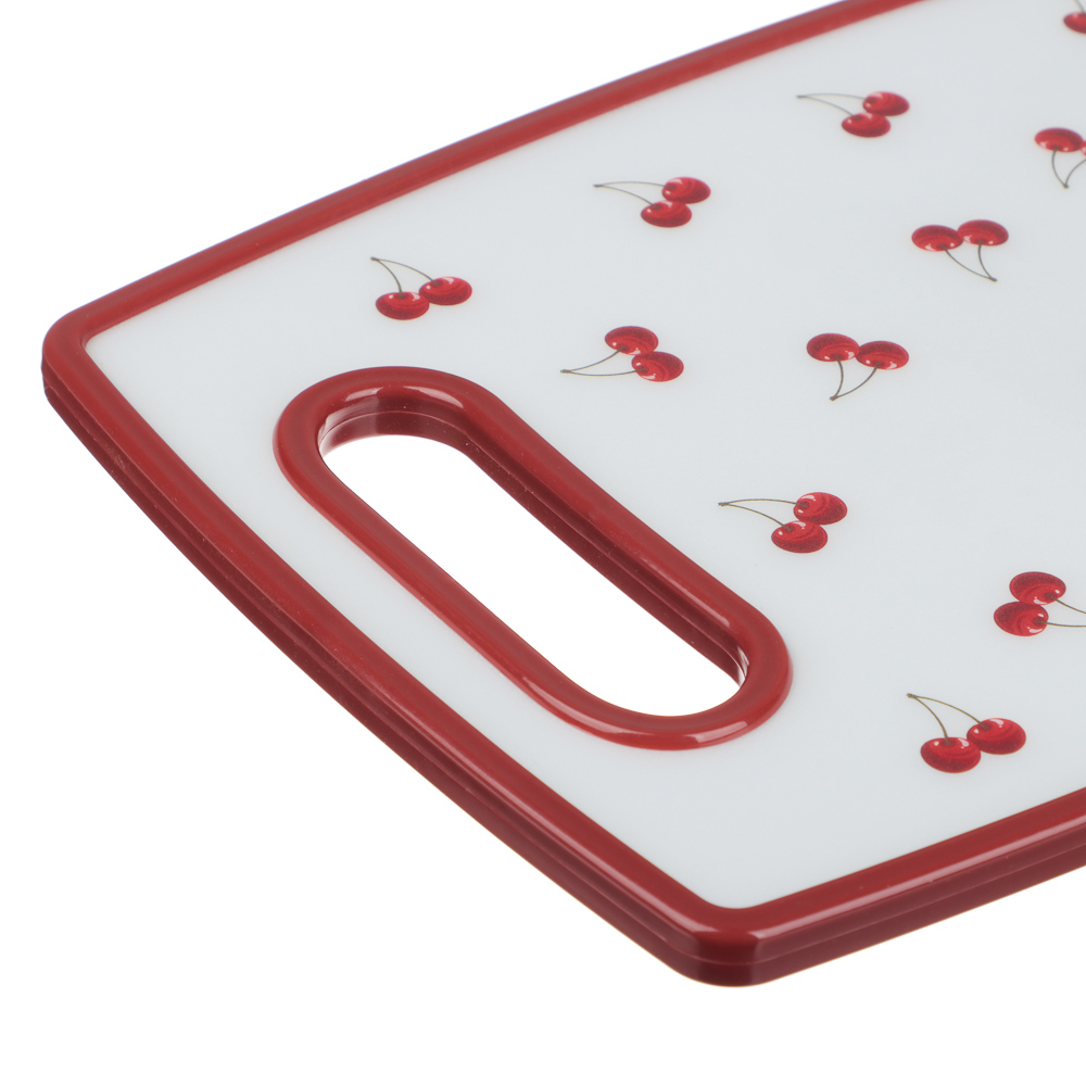 Доска разделочная тм Vetta Черри, 20x30x1,2см, полипропилен, 2 дизайна, арт.№ 852-165