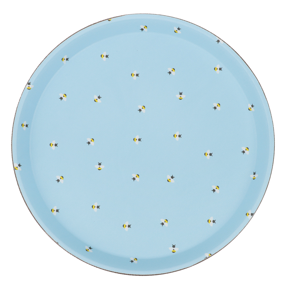 Поднос круглый с антискользящим покрытием тм Vetta Черри, d27,5см, 2 дизайна, арт.№ 862-456