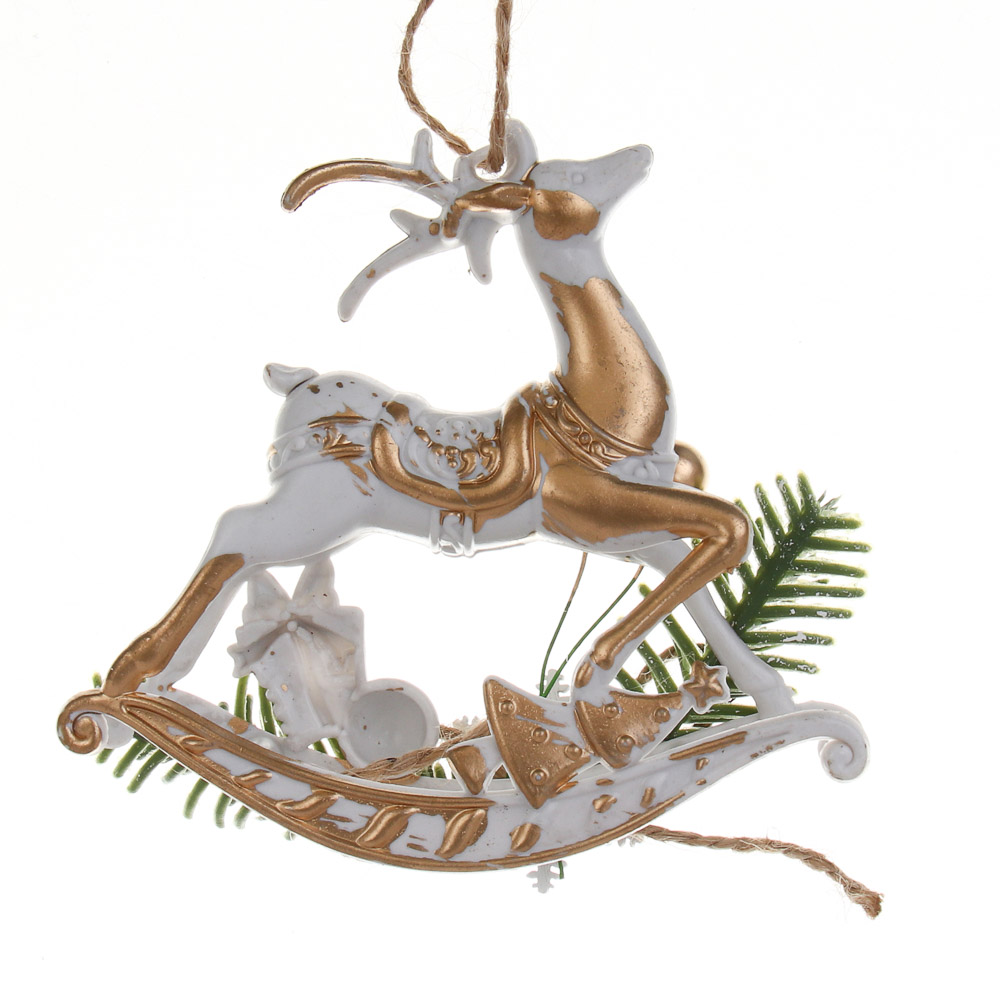 СНОУ БУМ Олень, 9,5х10 см, пластик, 26-628, арт.№ 397-458