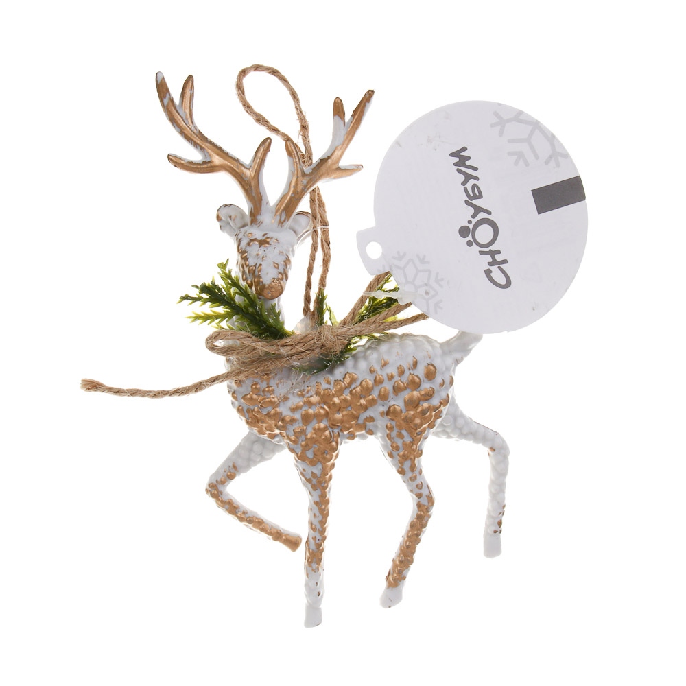 СНОУ БУМ Олень, 7,5x14,5 см, пластик, 26-629, арт.№ 397-459