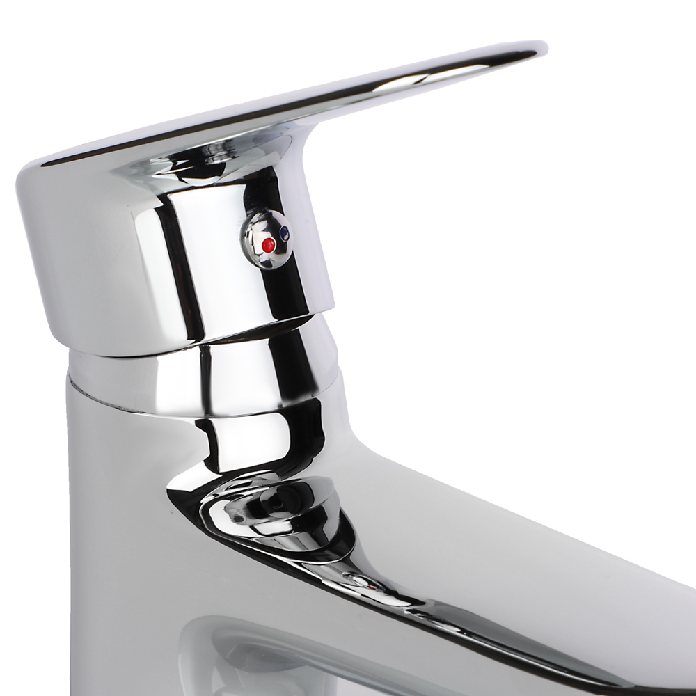 RAIN Смеситель для раковины Оникс, картридж 35мм, гайка, латунь, хром, арт.№ 561-024