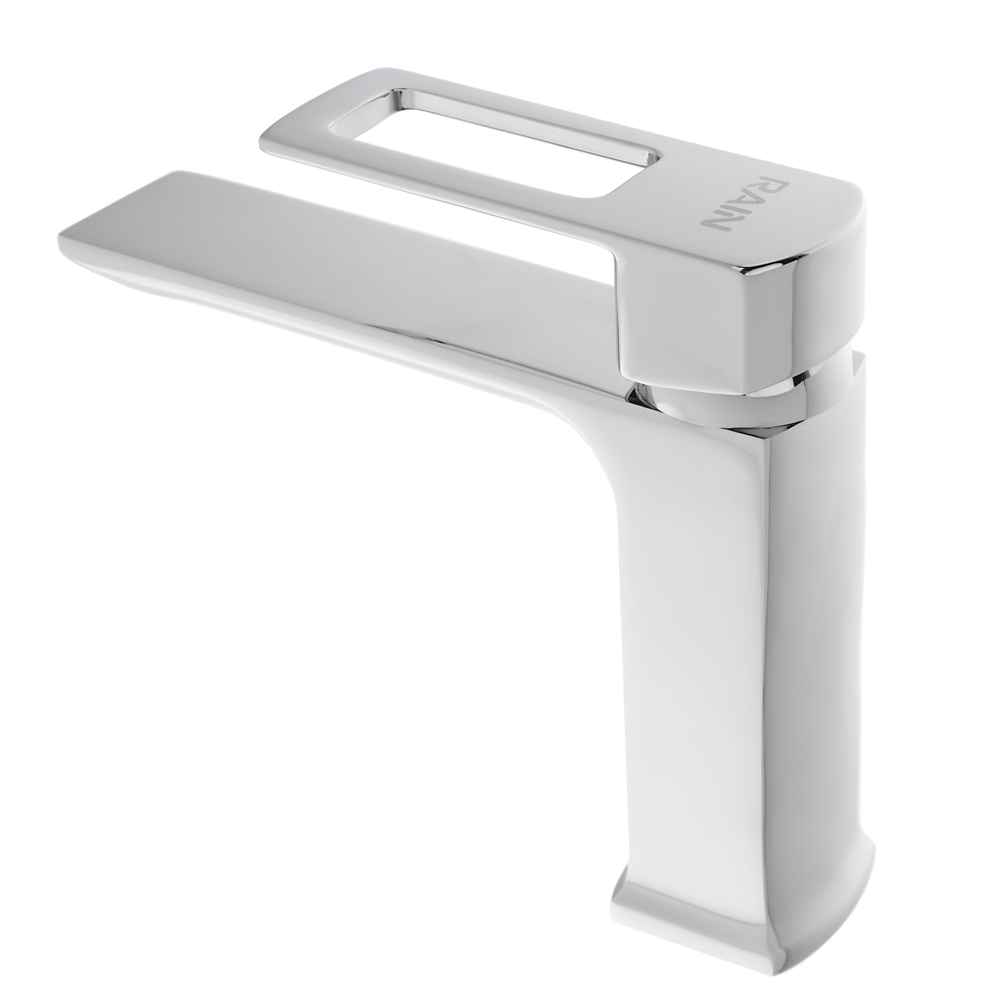 RAIN Смеситель для раковины Атриа, картридж 35мм, латунь, хром, арт.№ 561-025