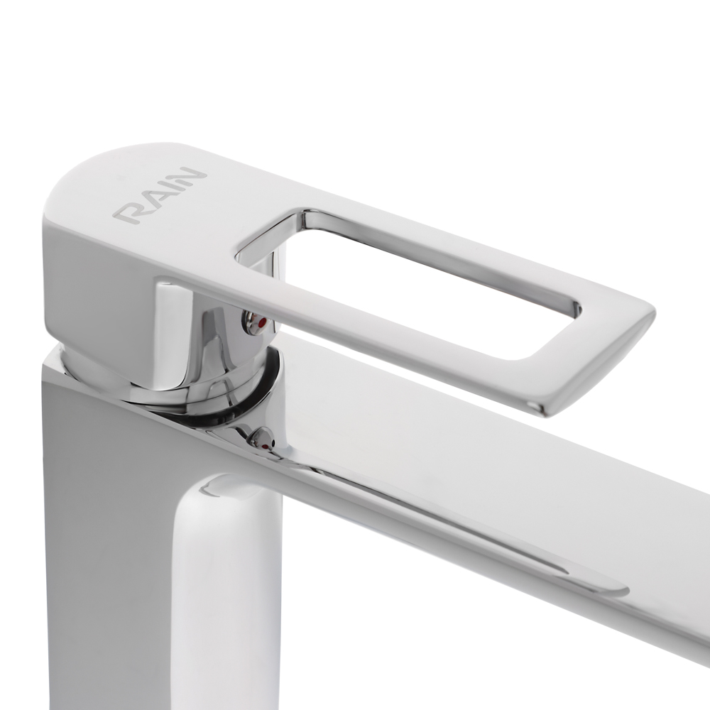 RAIN Смеситель для раковины Атриа, картридж 35мм, латунь, хром, арт.№ 561-025