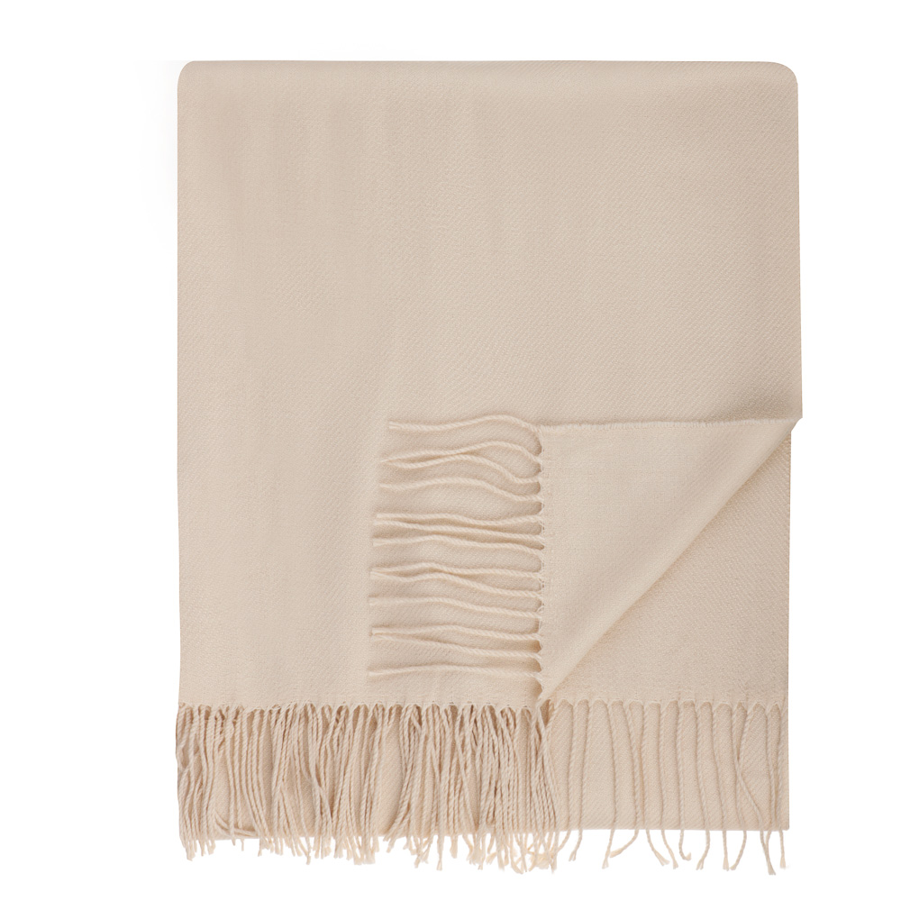 PROVANCE Плед легкий с кисточками 130х170см, 100% акрил, 2 цвета, арт.№ 486-085