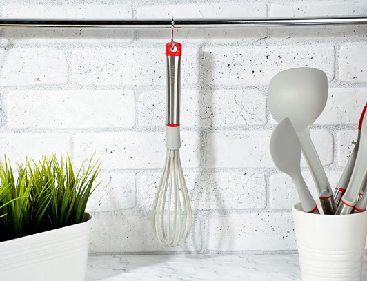 SATOSHI Премьер Венчик 31,5х7х7см, нейлон, ручка нерж.сталь, пластик, арт.№ 881-194