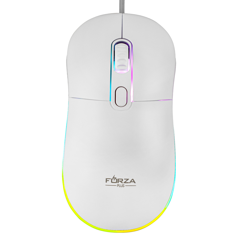 Компьютерная мышь проводная FORZA Lumy, 800/1200/1600/2400 DPI, подсветка, арт.№ 405-038